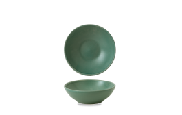 Nourish Andorra Green Shallow Bowl